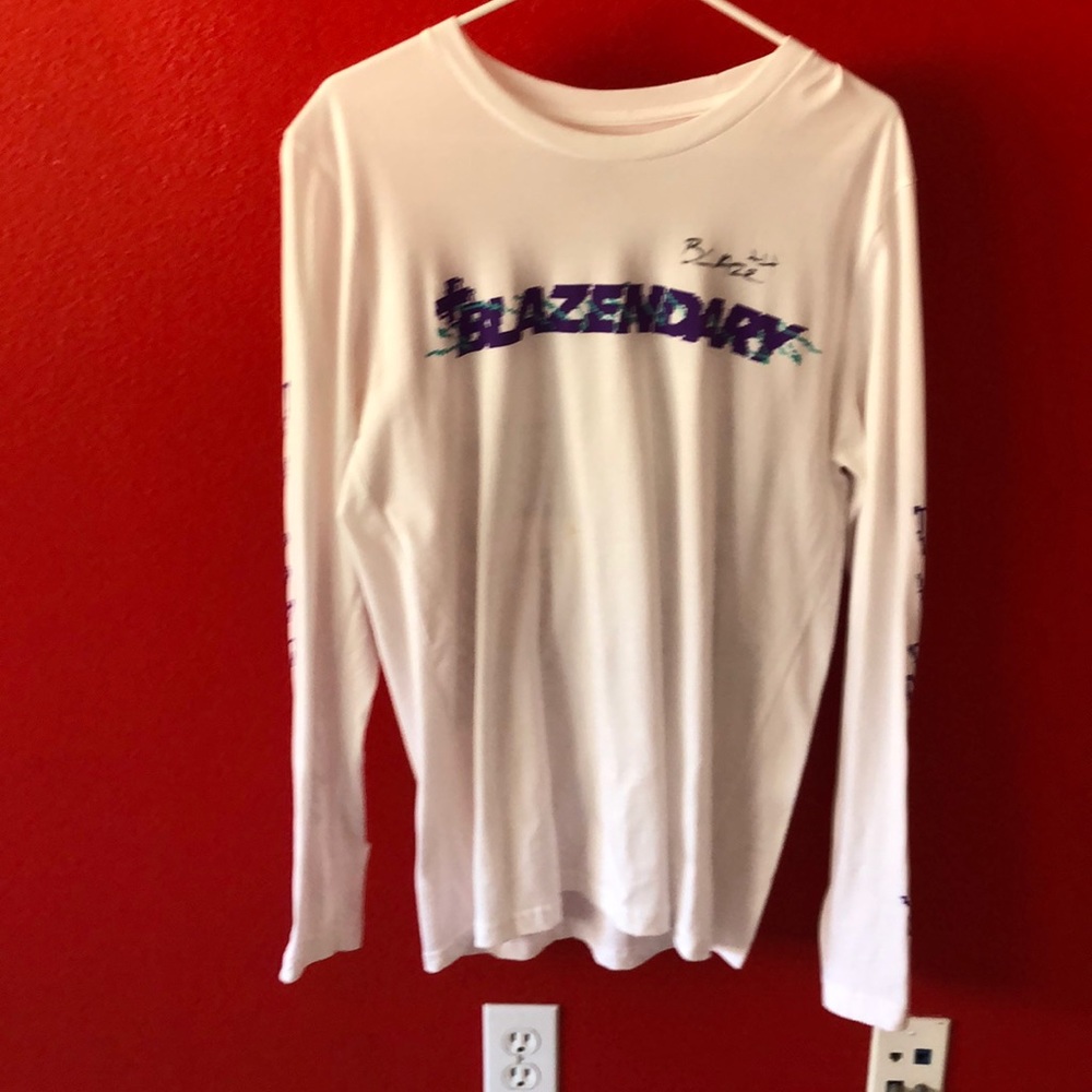 Autographed blazendary tee